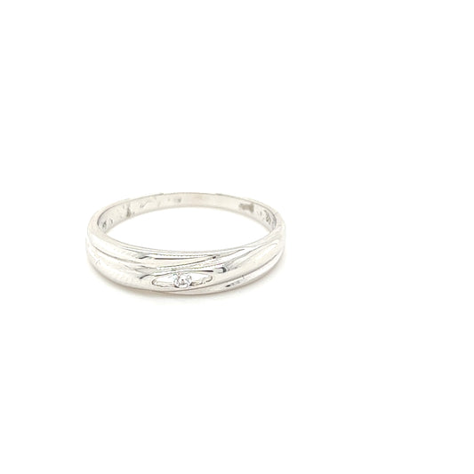 10K Diamond infinite ring