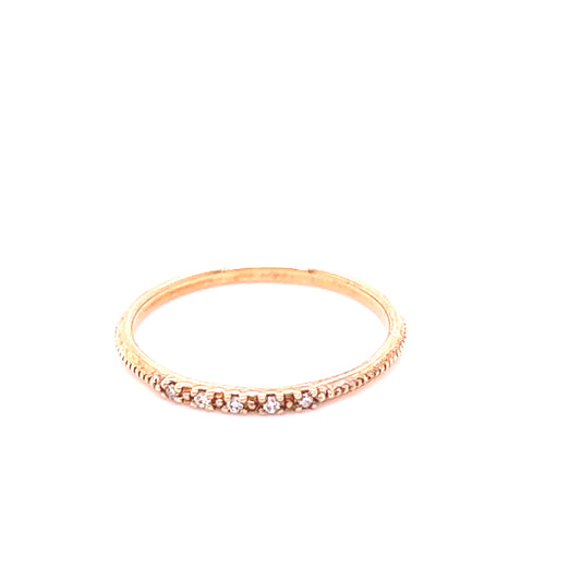 10K Sleek diamond Ring