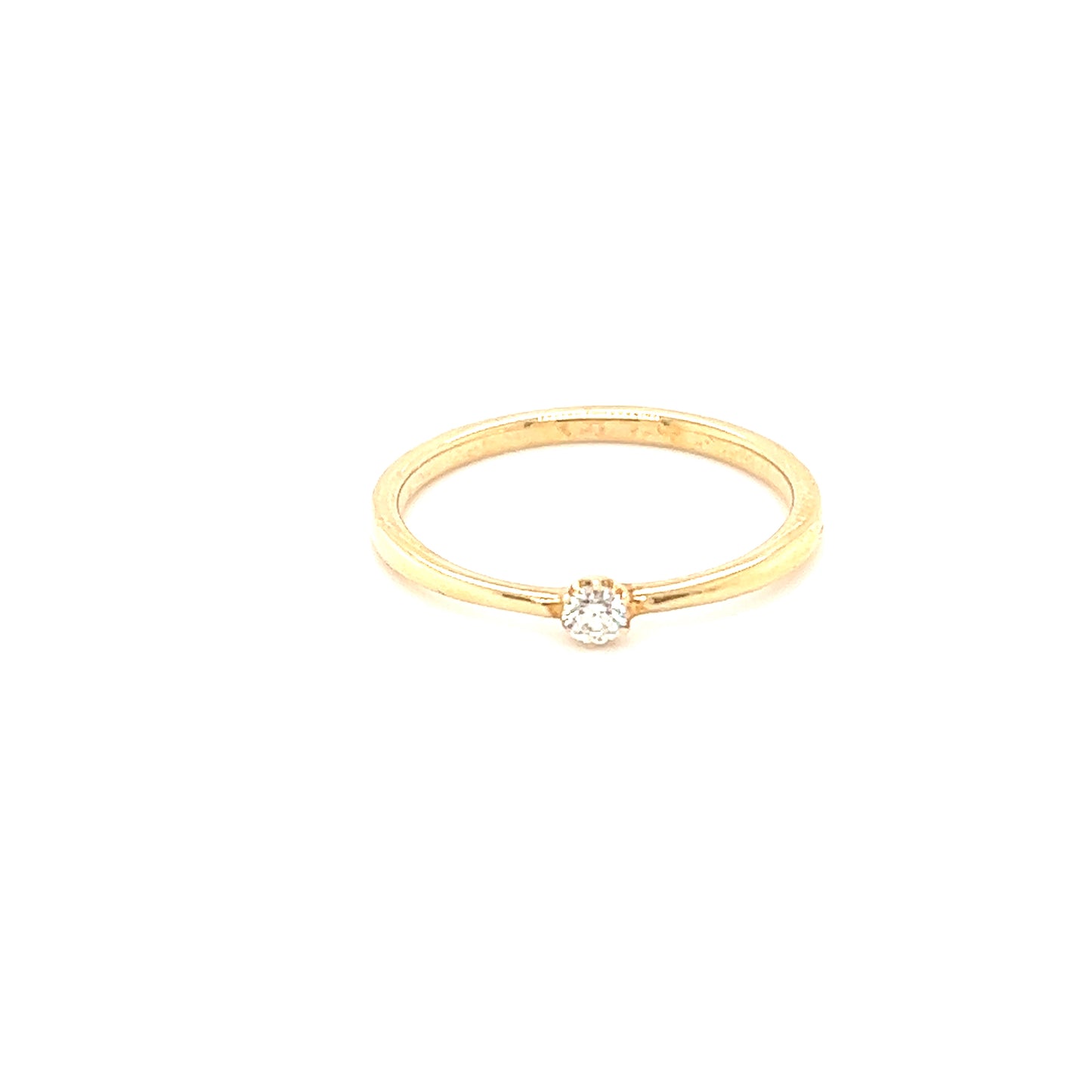 10K Alluring Diamond Ring