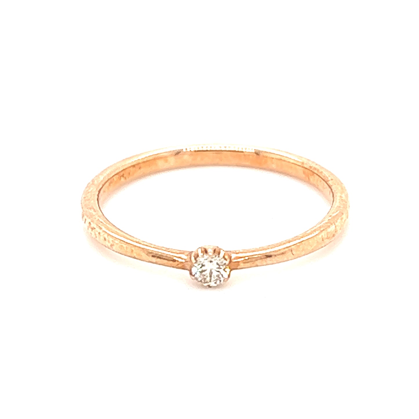 10K Petite Diamond Ring