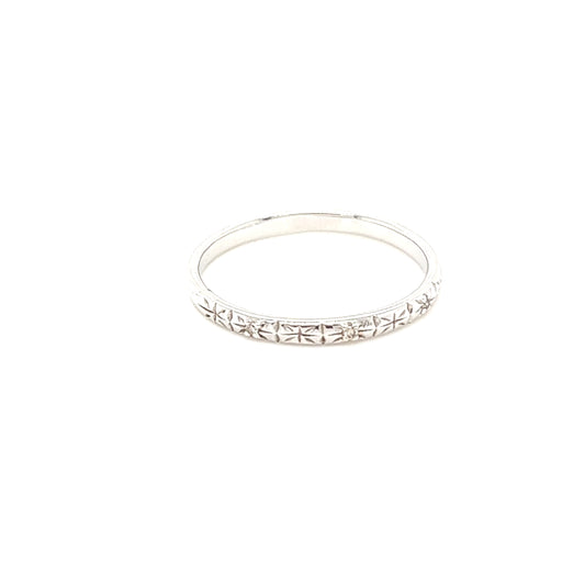 10K Pave Diamond Ring