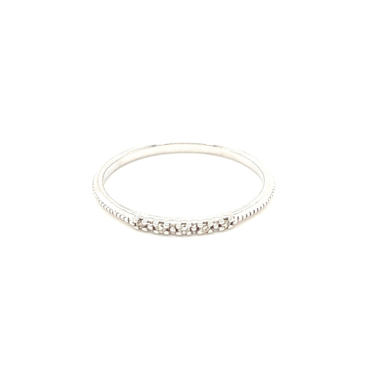 10K Tennis knot ring